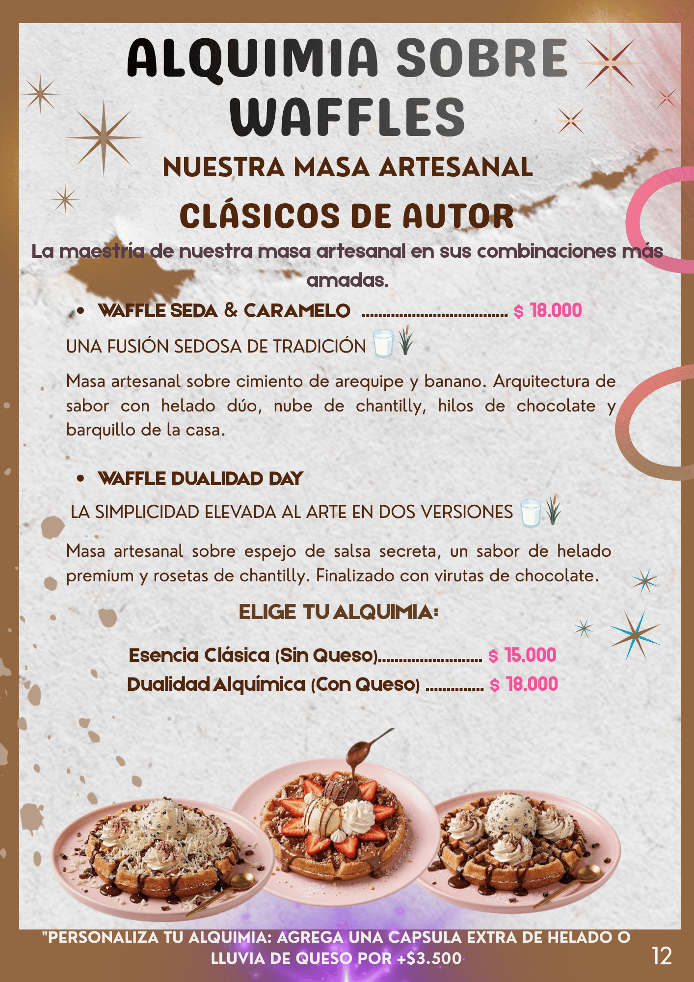 Waffles Clasicos